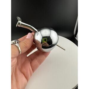 Vintage Stainless Steel Bubble Top Liquor Spout